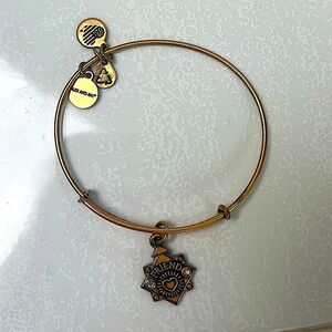 Alex and Ani Gold Friend Charm Bangle Bracelet